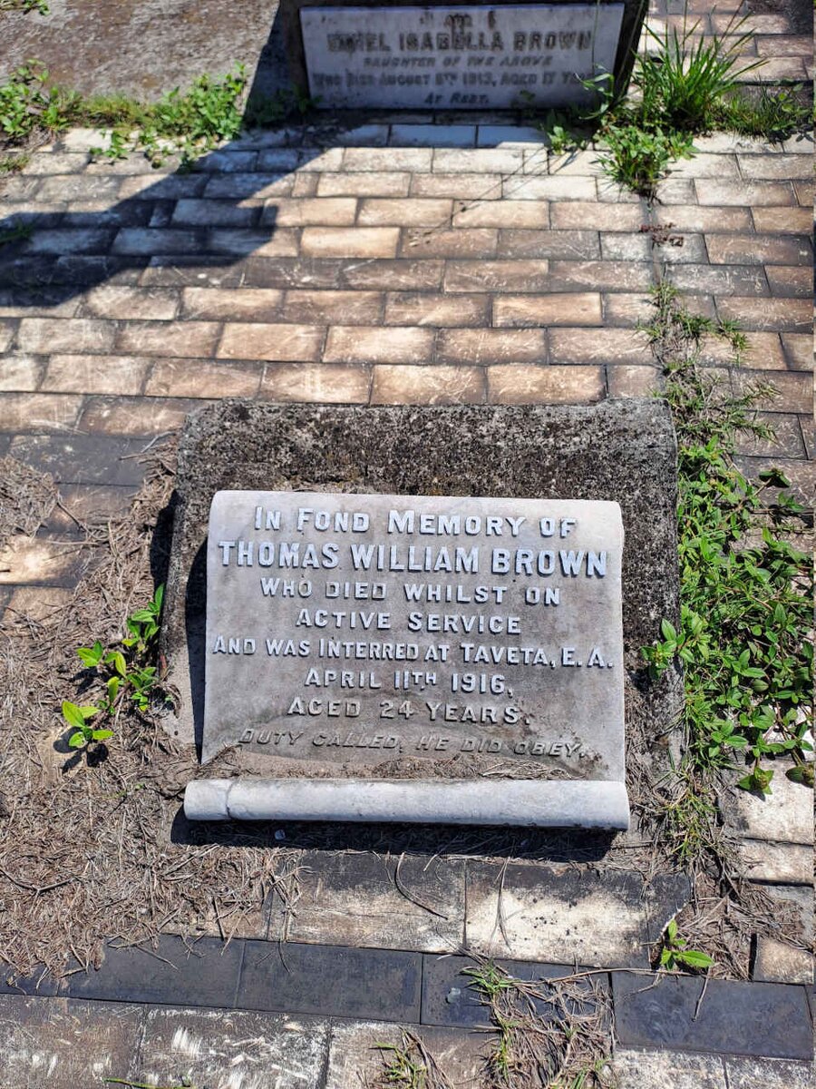 BROWN Thomas Beveridge -1913 & Isabella -1909 :: BROWN Ethel Isabella -1913 :: BROWN Thomas Willem -1916 _2