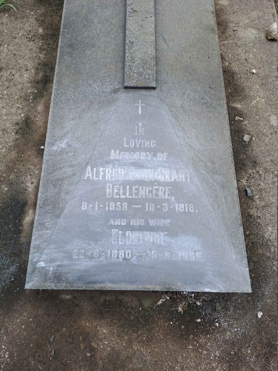 BELLENGERE Alfred Hugh Grant 1858-1918 & Florence 1880-1966