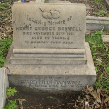 BANWELL Henry George -1911 :: BANWELL Edward -1894
