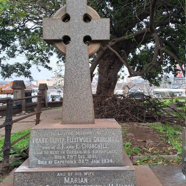 CHURCHILL Frank Oliver Fleetwood 1861-1934 & Marian MASON 1869-1951