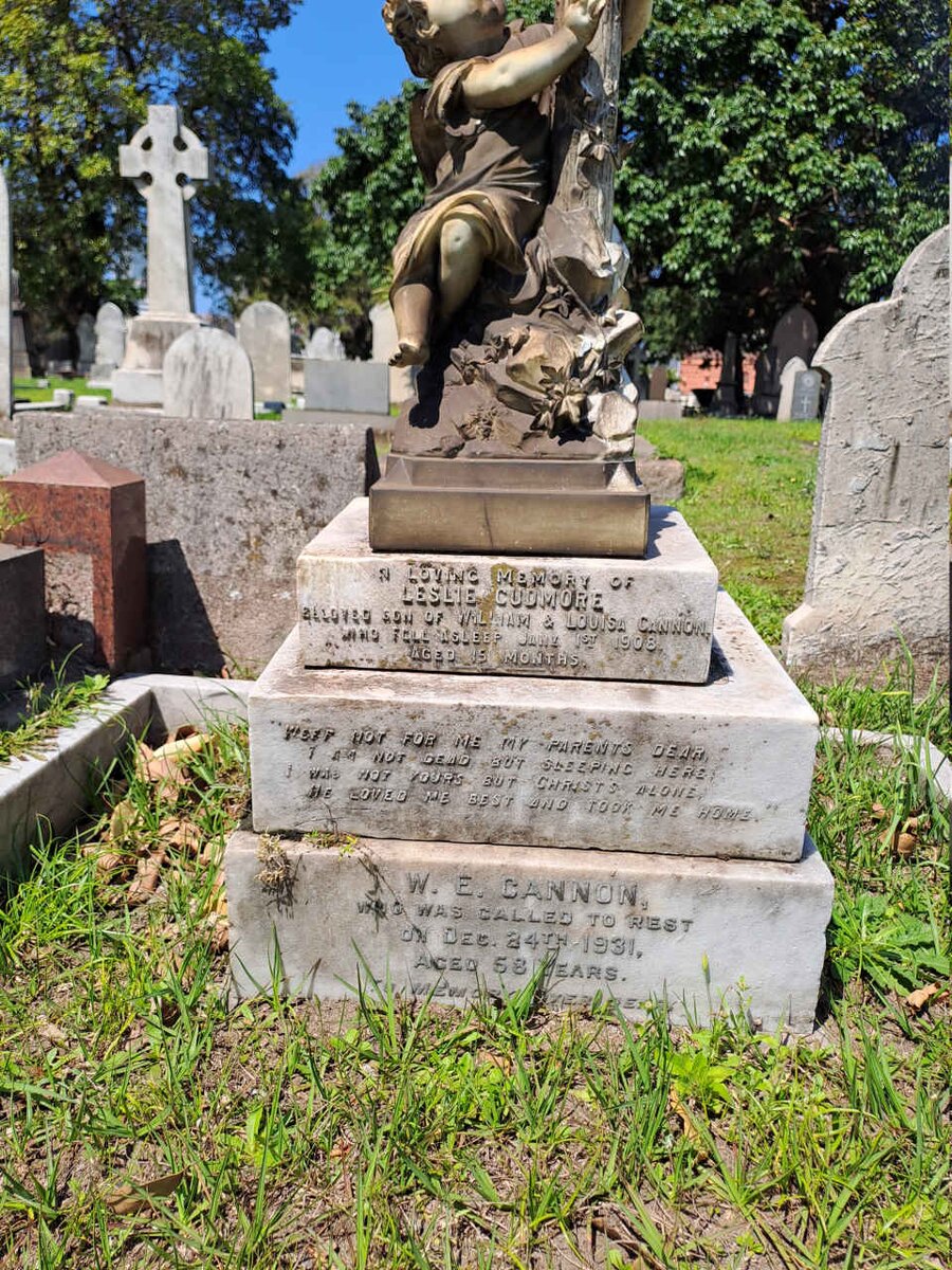 CANNON J.W.E. -1931 :: CANNON Leslie Cudmore -1908 :: CANNON Moira Kathleen -1946 _1