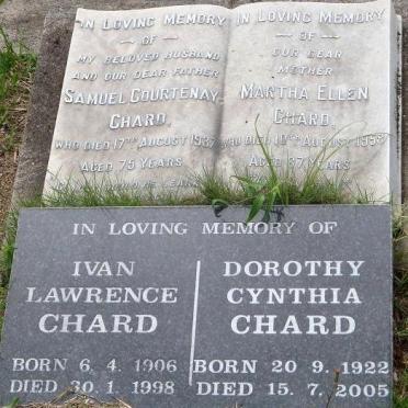 CHARD Samuel Courtney -1937 &amp; Martha Ellen -1958 :: CHARD Ivan Lawrence 1906-1998 &amp; Dorothy Cynthia 1922-2005