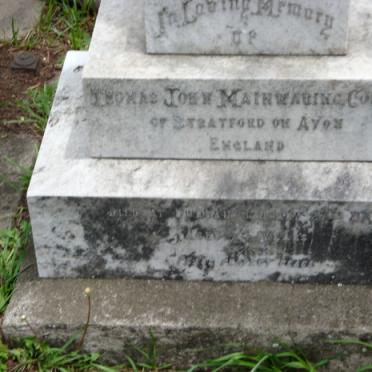 COURT Thomas John Mainwaring