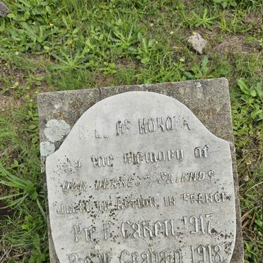 CATLETT F. 1917 :: GRAHAM W. -1918