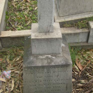 CARTLEDGE Elizabeth Mary -1891
