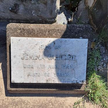 CARNEGIE Jemima -1945