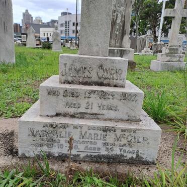 CURR James -1907 :: MCGILP Nathalie Marie -19?0