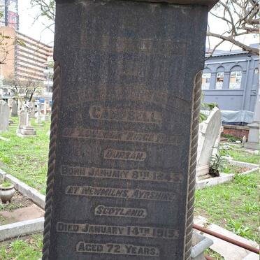 CAMPBELL Archibald Mitchell 184?-1915