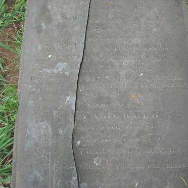 CROWDER Samuel -1867 :: CROWDER Mary -1875 :: CROWDER Mary Ann -1862