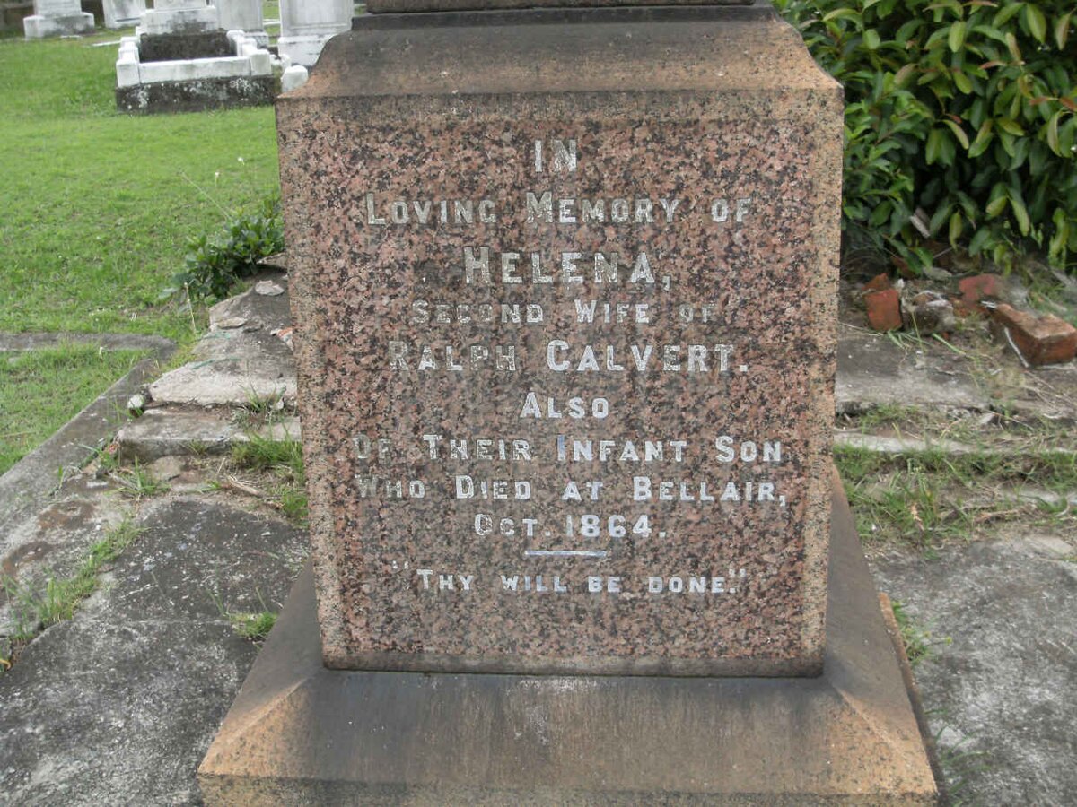 CALVERT Helena -1864 :: CALVERT Baby -1864