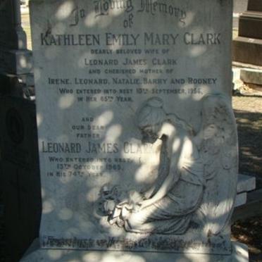 CLARK Leonard James -1965 &amp; Kathleen Emily Mary -1956 :: CLARK Irene May 1915-1986