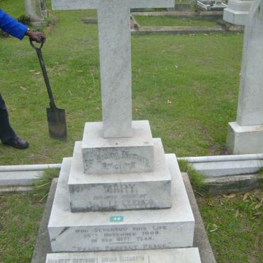 CLERCQ  Mary, le -1909 :: CLERCQ Herbert Bertram, le -1918 :: CLERCQ Lilian Elizabeth, le -1970