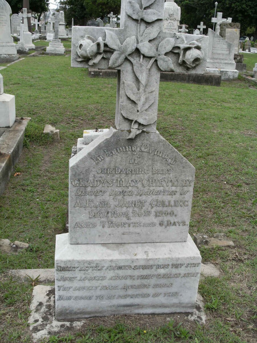 CULLING Gladys May Chieveley -1900