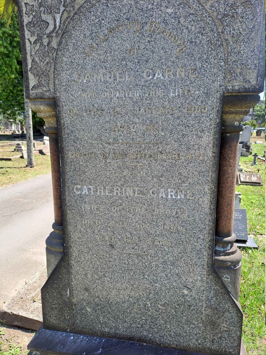 CARNE Samuel -1900 & Catherine -1909