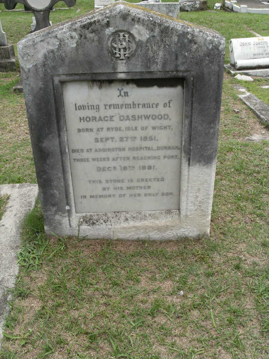 DASHWOOD Horace 1851-1881