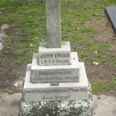 EVANS John 1843-1920