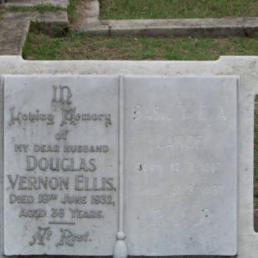 ELLIS Douglas Vernon -1932 :: LARGE Basil T.E.A. 1912-1987