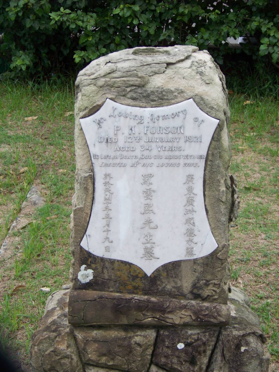 FORSON P.K. -1921