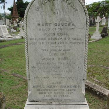 GRUCHY John Noel -1885 &amp; Mary -1886 :: SIMMONDS Anna Mary nee GRUCHY -1927
