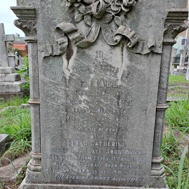 GRICE Horace 1847-1874 :: GRICE Sarah Catherine 1811-1900