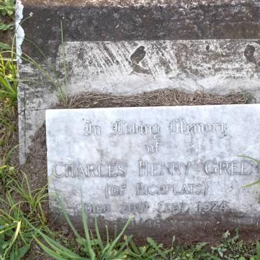 GREEN Charles Henry -1924