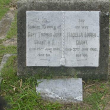 GRANT Thomas John -1935 &amp; Isabella Louisa -1953 :: GRANT Catherine Theresa -1983