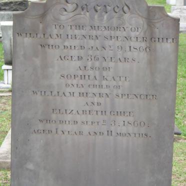 GILEE William Henry Spencer -1866 :: GILEE Sophia Kate -1860