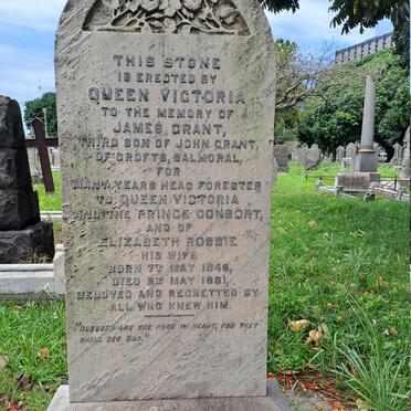 GRANT James & Elizabeth ROBBIE