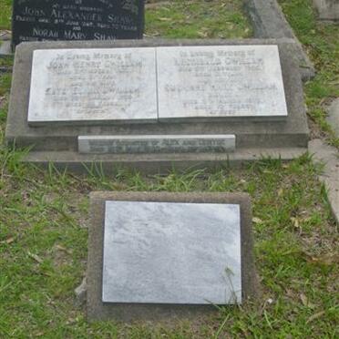 GWILLAM John Henry -1921 &amp; Kate Eliza -1950 :: GWILLAM Archibald -1956 &amp; Susanne Mary 1972 :: ? Megan -1965