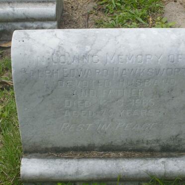 HAWKSWORTH Ralph Edward -1985