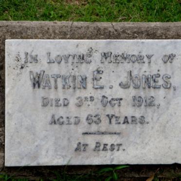 JONES Watkin E. -1912