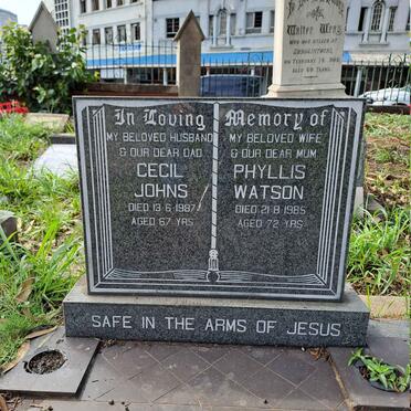 JOHNS Cecil -1987 & Phyllis WATSON -1985