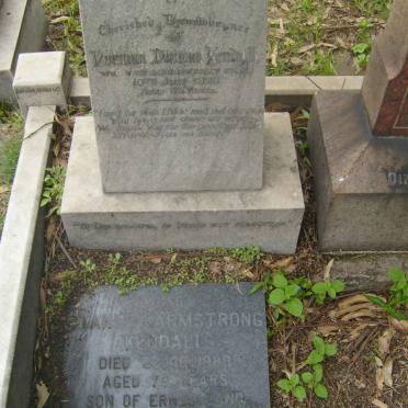 KENDALL Dorman Duncan -1926 :: KENDALL Stanley Armstrong -1989