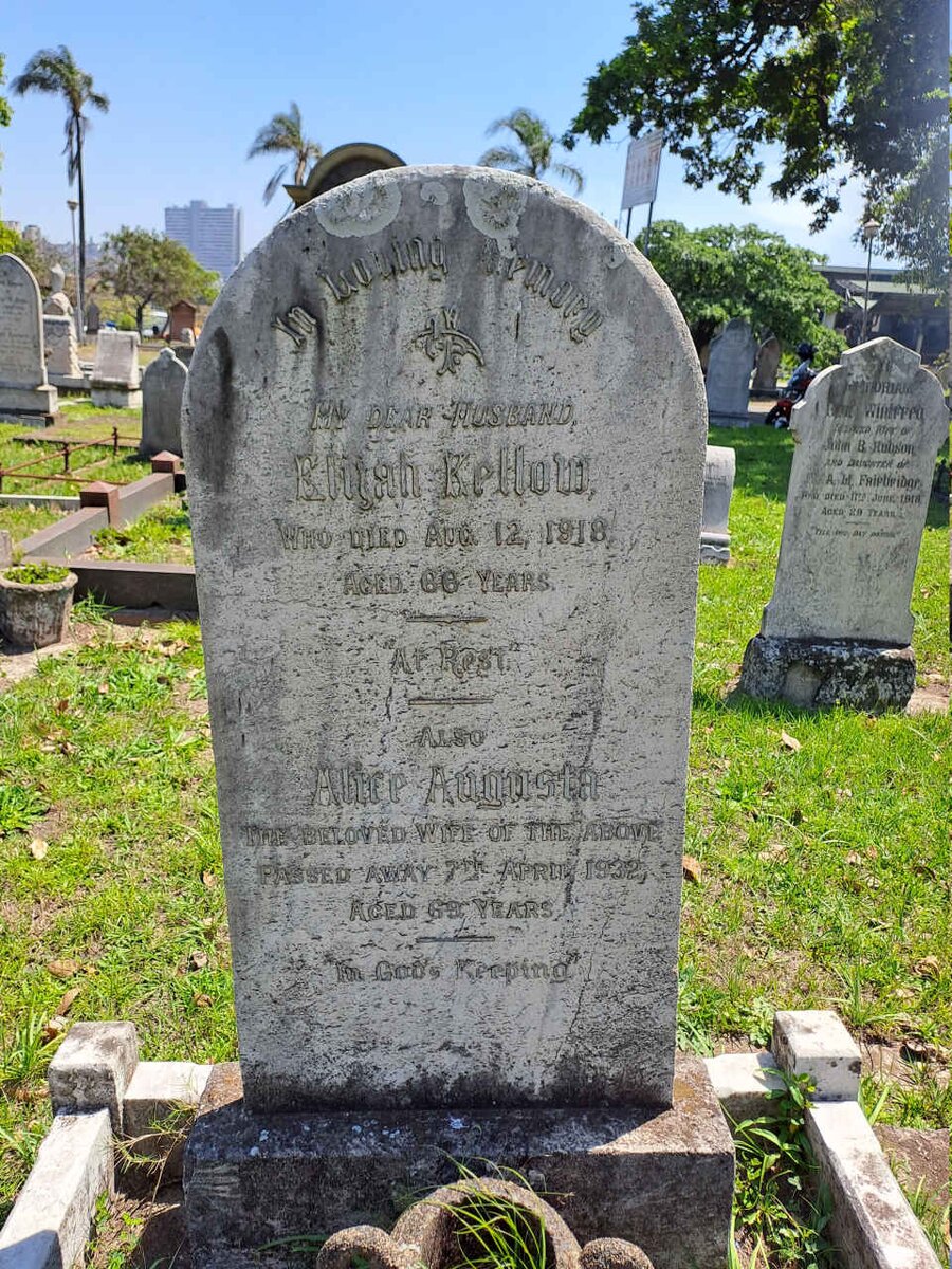 KELLOW Elijah -1918 & Alice Augusta -1932