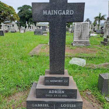 MAINGARD Adrien -1921 :: MAINGARD Gabriel -1941 :: MAINGARD Louise -1969