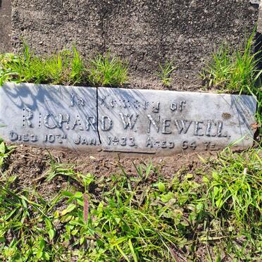NEWELL Richard W. -1923