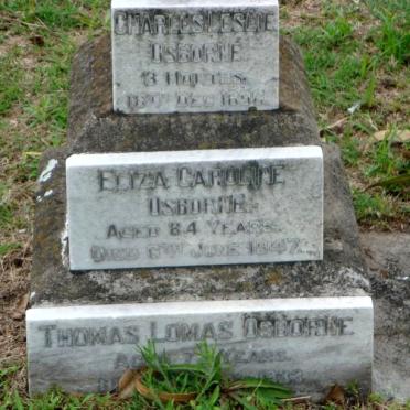 OSBORNE Charles Leslie -1896 :: OSBORNE Eliza Caroline -1947 :: OSBORNE Thomas Lomas -1933