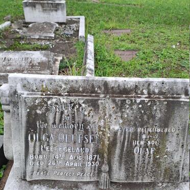 OLUFSEN Olga nee EGELAND 1871-1930