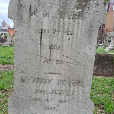 PEARSE W.M. -1903 & M. ACUTT -1939