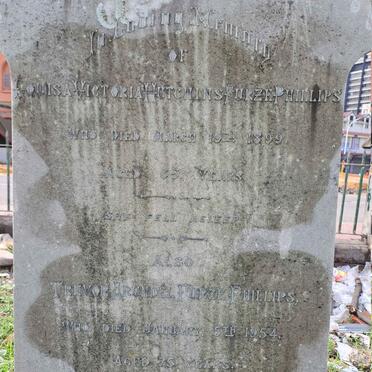 PHILLIPS Louisa Victoria Hutchins Furze -1899 :: PHILLIPS Trevor Arundle Furze -1954 & Adelaid Sarah