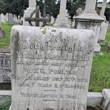 POULTON William John -1920 