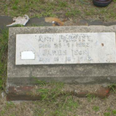 PARFITT Ann -1893 :: PARFITT James -1??3