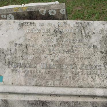PERKS Edwin Samuel -1919 &amp; Frances Elizabeth -1941