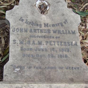 PETTERSEN John Arthur William 1913-1918