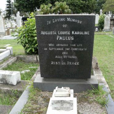 PAULUS Augusta Louise Karoline -1951:: PAULUS Meta Sophia Isabella