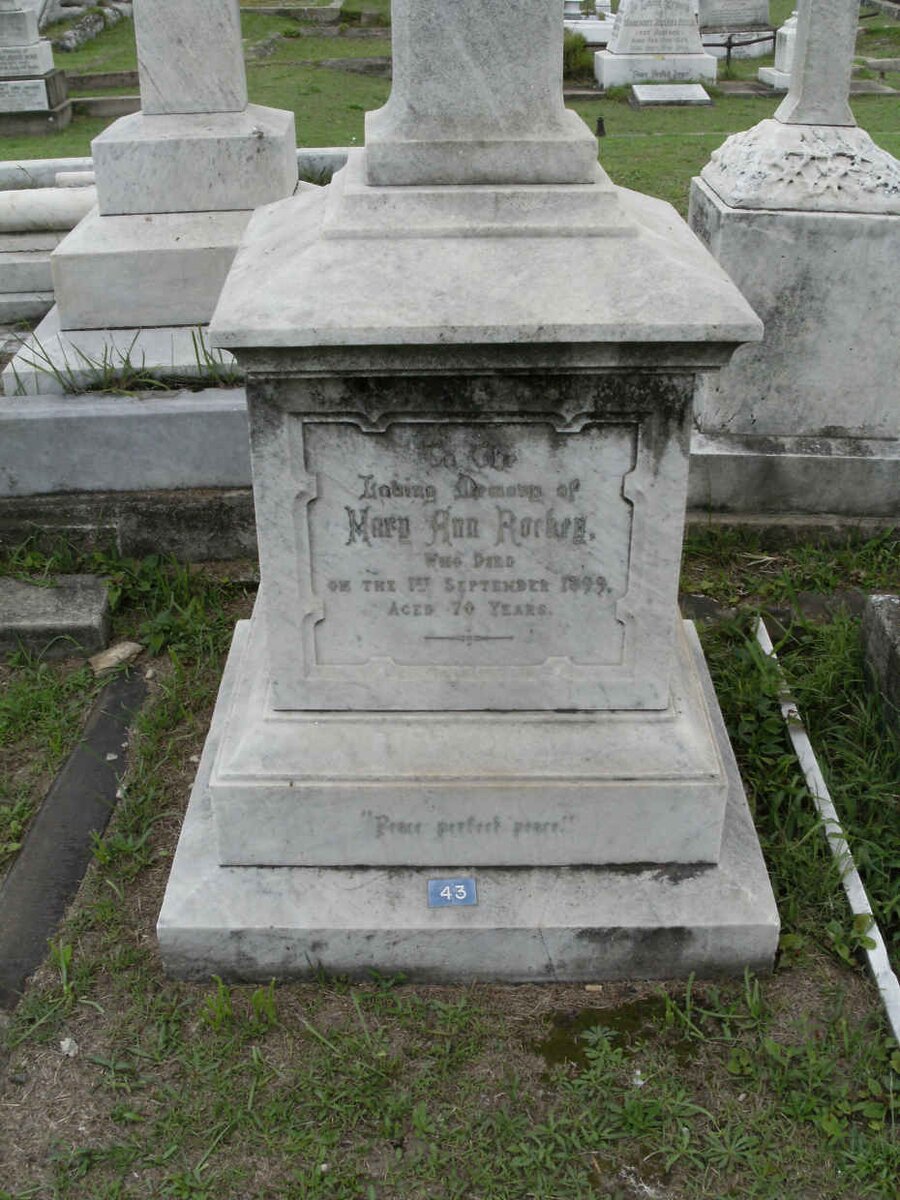 ROCKEY Mary Ann -1899