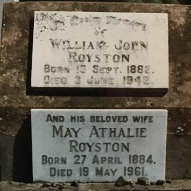 ROYSTON William John 1882-1948 &amp; May Athalie 1884-1961