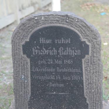 RATHJEN Friedrich 1868-1904