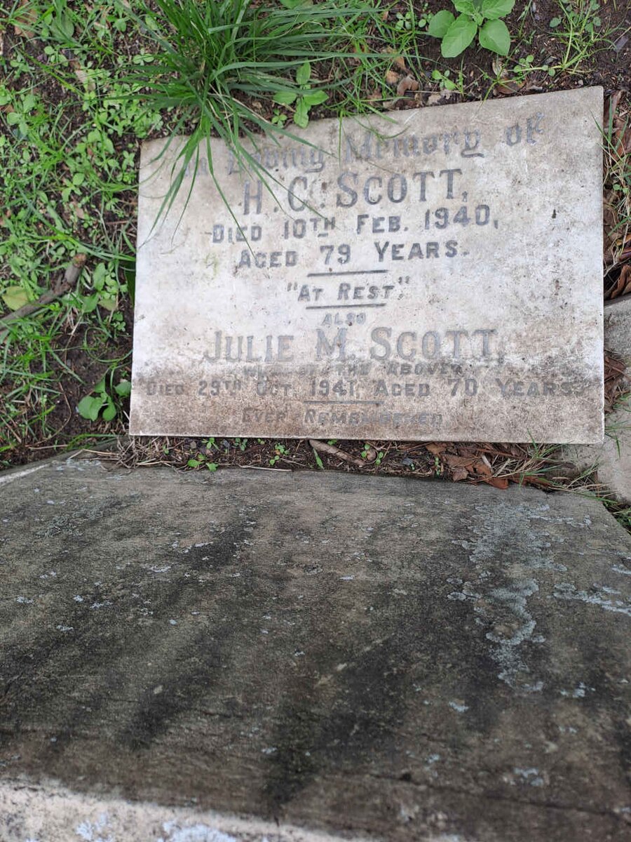SCOTT H.C. -1940 & Julie M. -1941
