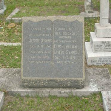 SYMNS Edward William Albert -1970 &amp; Jessie -1952